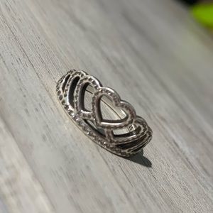 Pandora tiara hearts ring